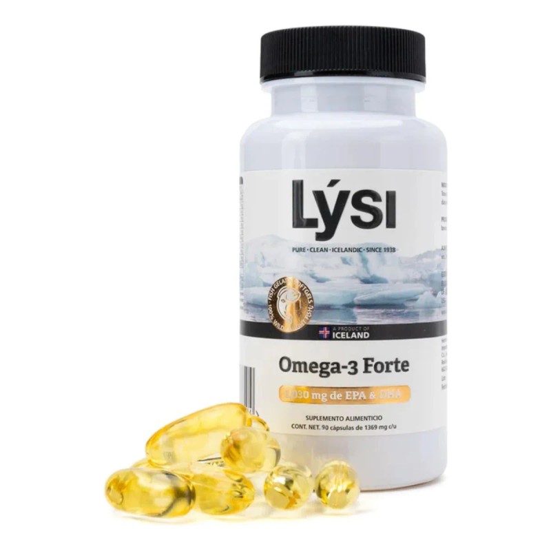 Aceite De Pescado Omega Forte 3 Lysi 90 Caps Sabor