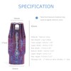 Hamans Emergency Whistles Titanium EDC Portable Whistle with Loud Sound