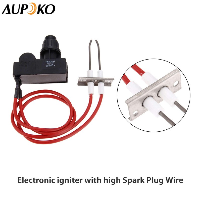 Aupoko Double Ignition Kit Electronic Igniter, Propane Gas Grill Igniters