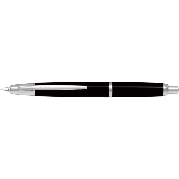 Pilot FCT-15SR-B-F Retractable Decimo Fountain Pen, Black, Fine Point (F)