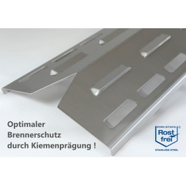 EWH Landmann Triton 4 Gas Grill Stainless Steel Burner Cover / Avalon 4 & 5 / Size: 39.5 x 15 cm (Please Check Before Purchasing)