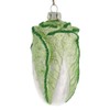 Cody Foster Romaine Lettuce Glass Ornament 4 1/4 inches