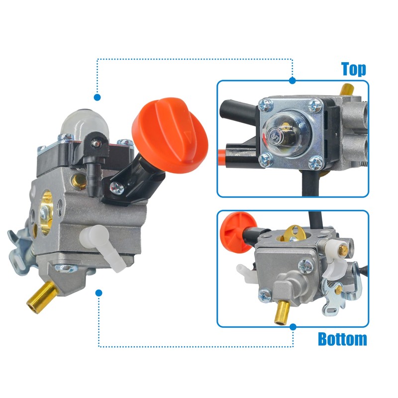 Eamonhigh FS131R Carburetor Kit Replacement for Stihl KM131R FS131 HT131R