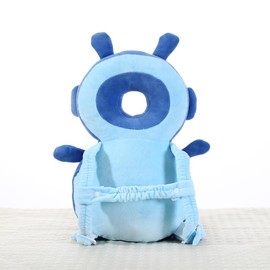 Feidoog Baby Head Protector Cushion Backpack with 3 Knee Pads for Walking & Crawling,Dark Blue