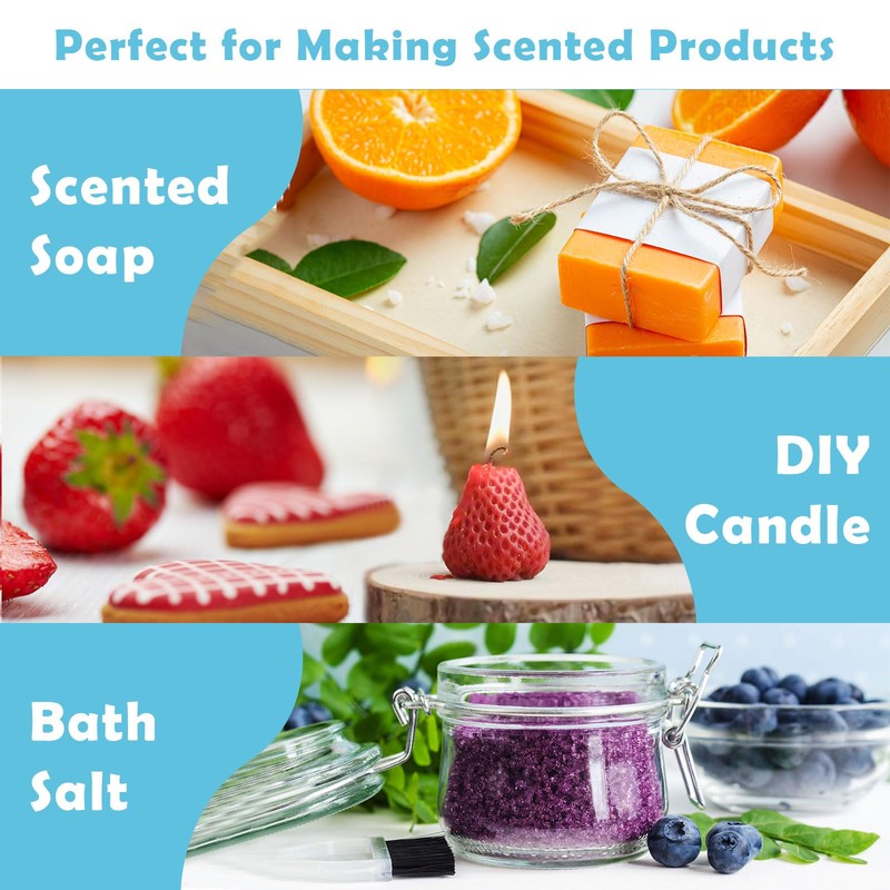 Holamay Fruit Essential Oils for Diffusers for Home, Fragrance Oil