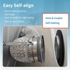 JPFLAEYX Magnetic Dryer Vent Coupler Self-connect Self-align Dry Vent Connector