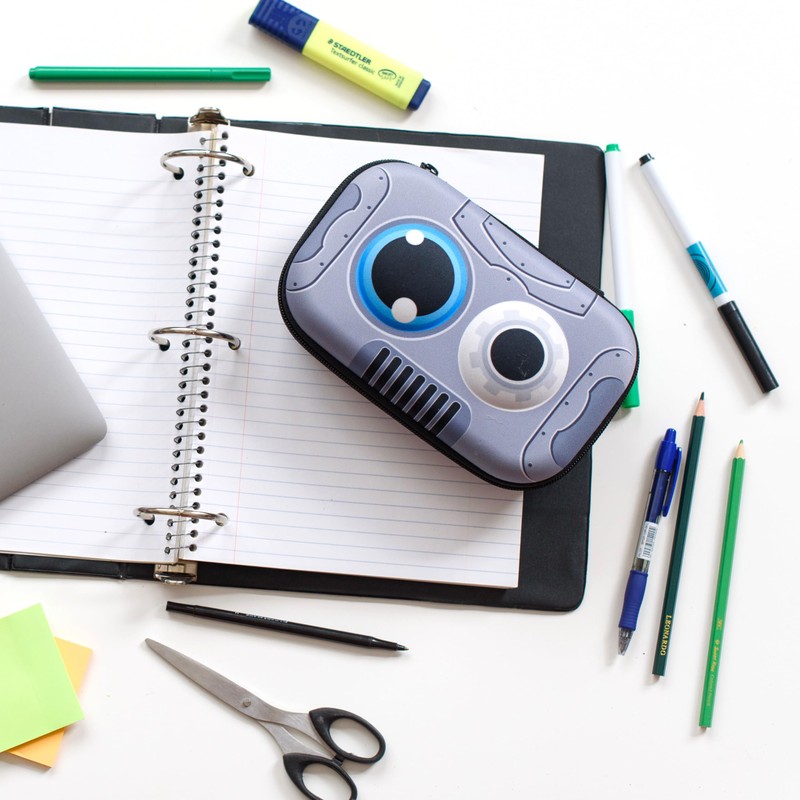 ZIPIT Robot Estuche para lápices para niños | Estuche de