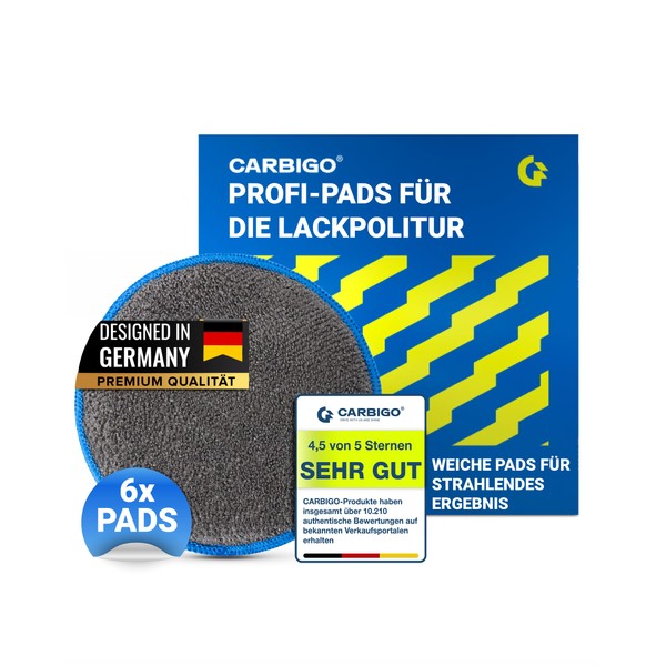 CARBIGO® 6X Profi Applikator Pads – Perfekt für das gleichförmige