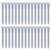 30Pcs Silicone Zip Ties Rubber Cable Ties 4.5 inch Reusable