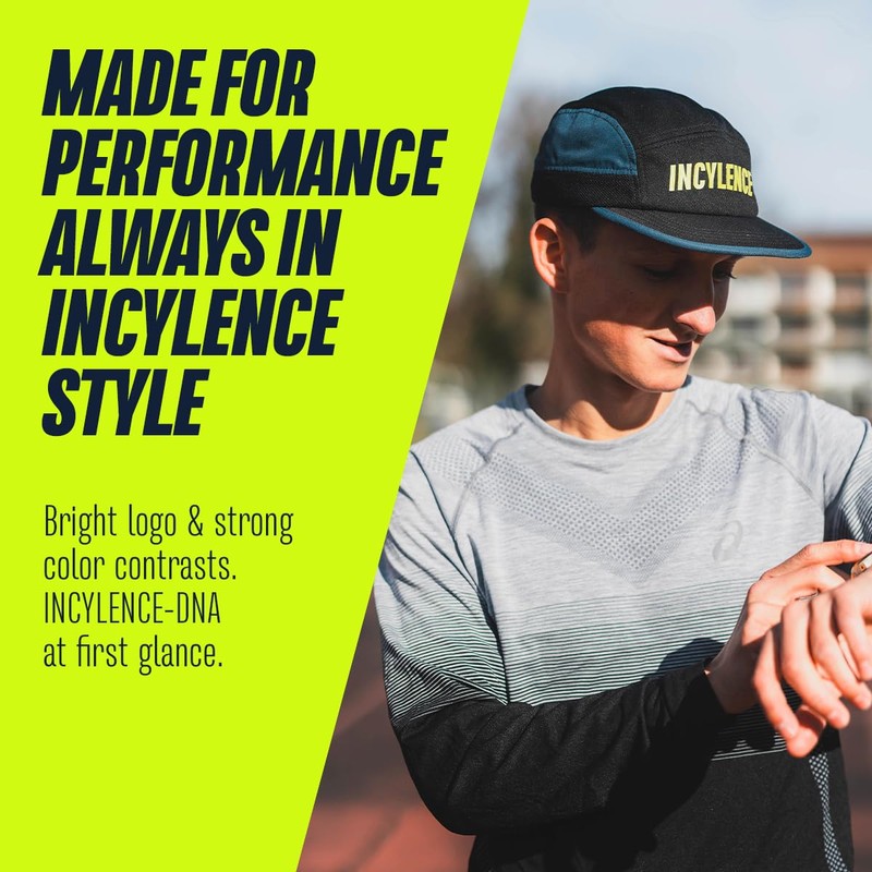 INCYLENCE Running Cap, Lightweight, Breathable Running Hat for Sweaty Training
