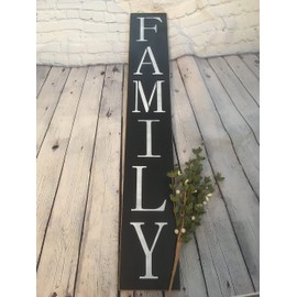 Vintage Primitive Funny Decor Family Vertical Primitive Rustic Colonial Country Gallery Wall Kitchen Farmhouse Kitchen Farmhouse Rustic Wood Sign 4x16 Inch