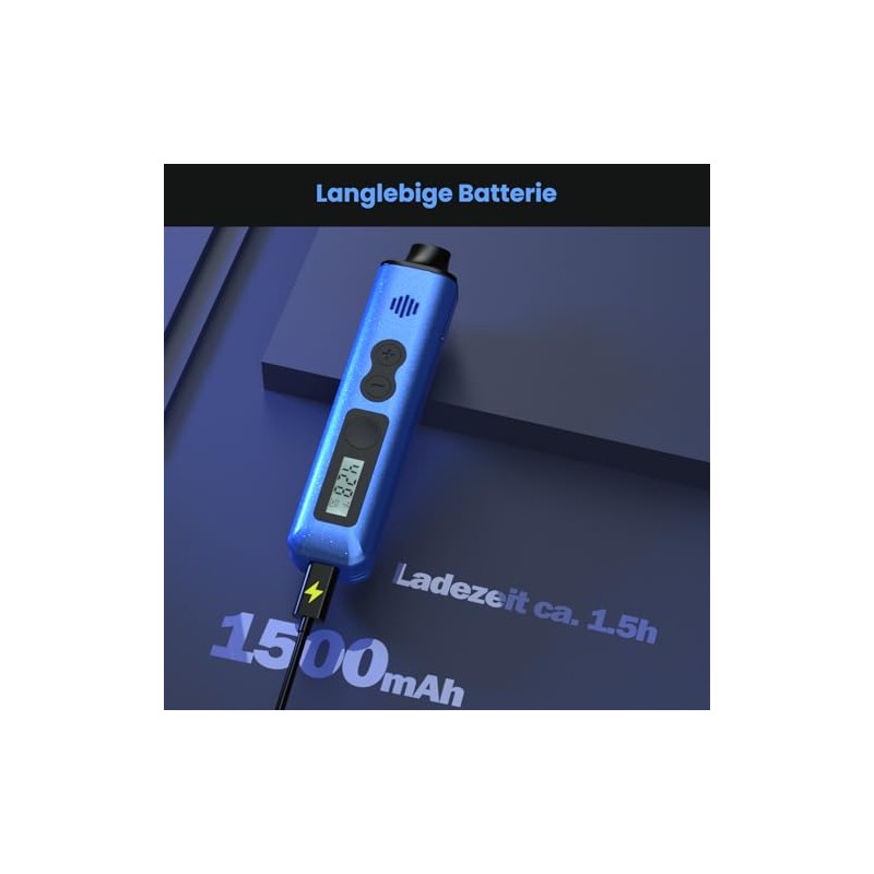 Vaporizer Herbs | MEDGRAM Precise Temperature Setting 93-220°C | LCD