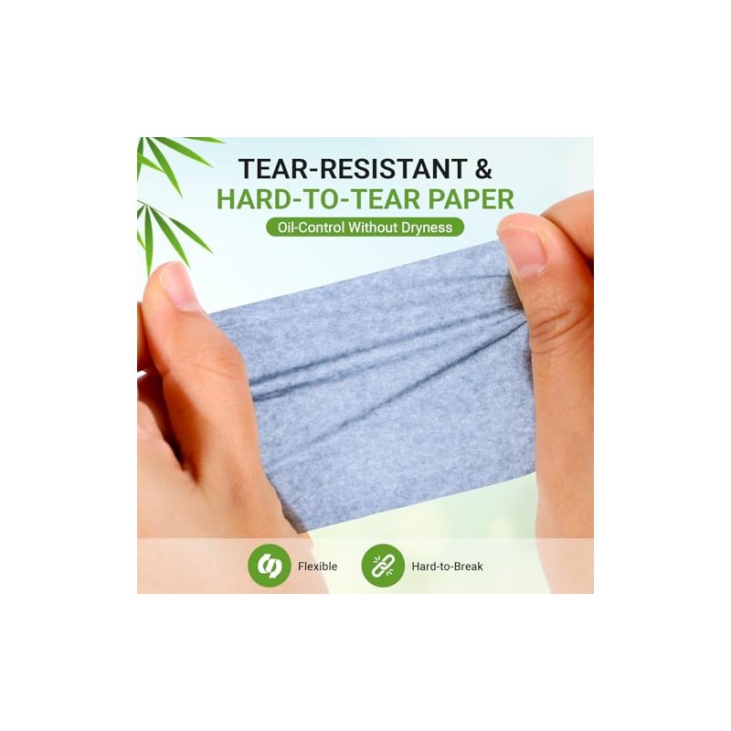 Oil Blotting Sheets - 1000 Sheets for Oily Skin Control