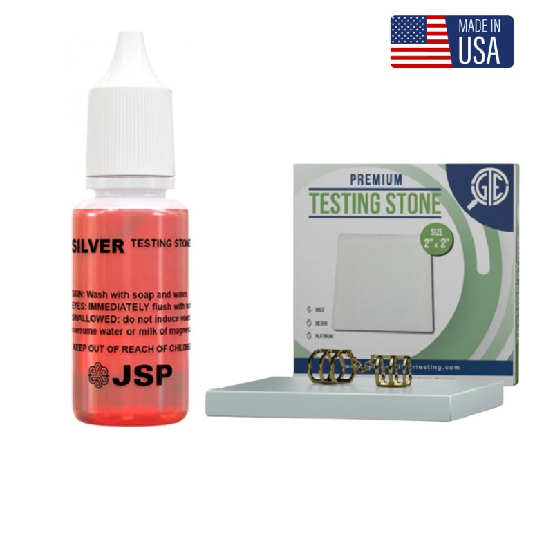 JSP Silver Sterling Jewelry Testing Test Acid Solution Coins Bar