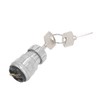 Universal Key Ignition Switch Stainless Steel Cross 2 Gears Key