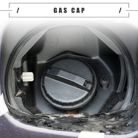 QUARKZMAN 1 x Car Gas Fuel Cap for Volvo C30 2008-2013 ABS Black