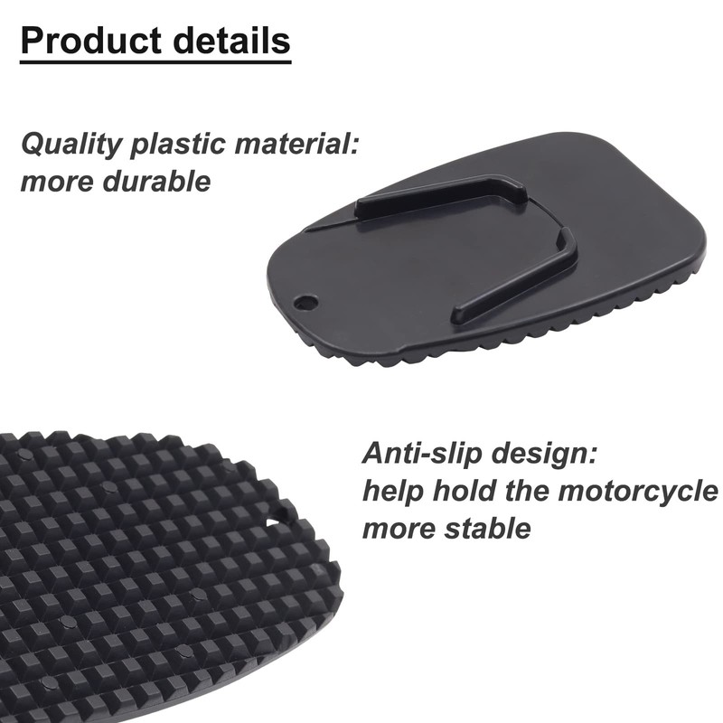 Aoling Bike Stand Coaster Kickstand Plate Pad End Side Stand