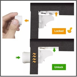 vmaisi 2 Pack Vmaisi Magnetic Cabinet Locks Keys - Extra Stronger Baby Proofing Magnet