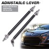 DREAMIZER 2× Universal Front Bumper Lip Support Splitter Rods adjustable