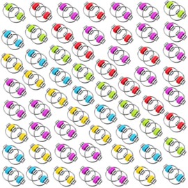 Skylety 10 Pcs Bike Fidget Chain Flippy Toy Bulk Mini Chain Key Ring Toys for ADHD Stress Relief Flippy Key for Adults and Teens Student Christmas for Gifts