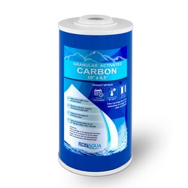 10" x 4.5" Big Granular Activated Carbon Filter Cartridge WELL-MATCHED with CBC Series, WFHDC8001, EP and EPM Series (Pack of 4)