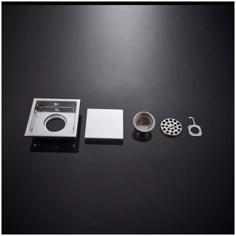 Dolores Coladera Acero Inoxidable Invisible Piso Desagüe 4 Pulgadas