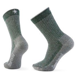 Smartwool Unisex Hike Classic Edition Full Cushion 2nd Cut Crew Socks Dark Sage MD (US Men's Shoe 6-8.5, Women's Shoe 7-9.5) One Size