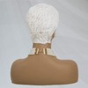 MOONSHOW Short White Pixie Wig for Women Pixie Cut Wig