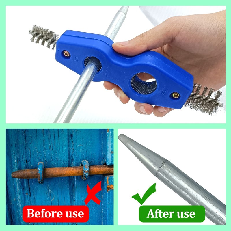 Deburring Tool with 11 High-Speed Steel Blades Storage Handle Design
