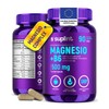 Citrato Magnesio 200 Vitamina Complex Suplemento Vegano Alta Absorción Apoyo