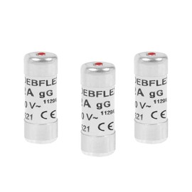 Debflex 715396 3 Fuses with Indicator 10.3 x 25.8 mm 16 A, 250 V