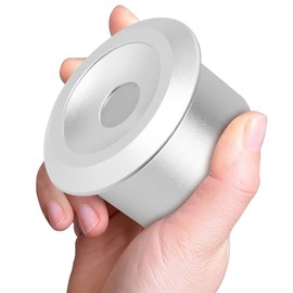 Disc Magnets for Fridge Office Science Project Teaching and Craft 2.36x1.18inch Silver Color