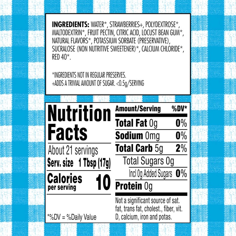 Smucker's Sugar Free Strawberry Preserves, 12.75 Ounces