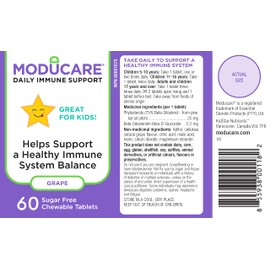 Moducare - kid's Grape Chews- 60 Chews 60 count