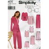 Simplicity Easy Chic Pattern 9630 ~ Misses' Lined Jacket, Top,