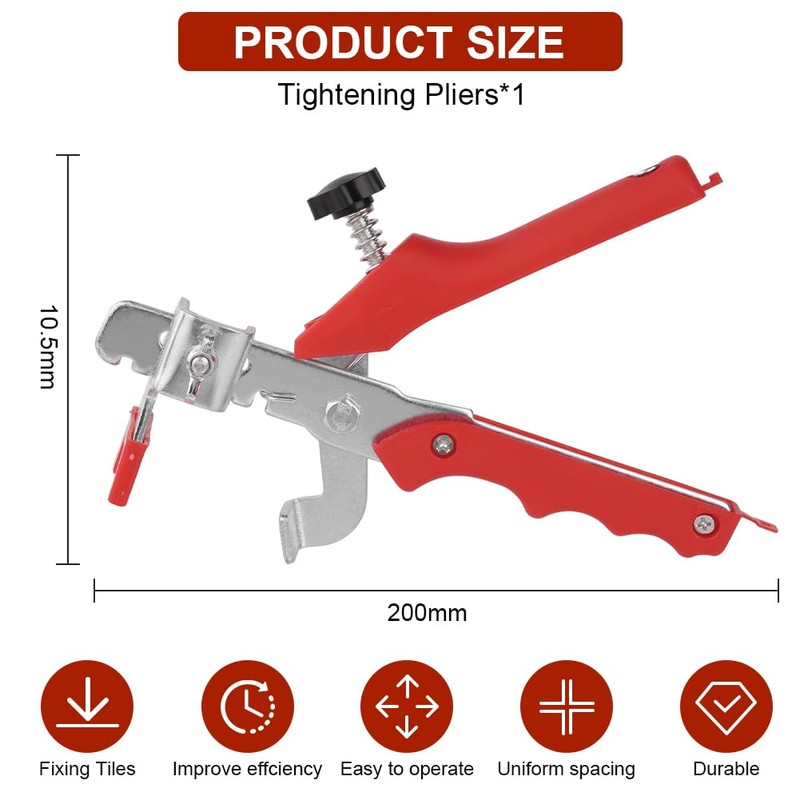 Flintronic Tile Leveling System, 1PC Tile Leveling Pliers, Resuable Tile