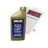 Cyclemax Full-Synthetic Yamalube Oil Change Kit compatible with 2006-2025 Yamaha