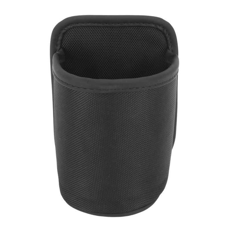Motorcycle Water Cup Holder Black Drainage Holes Plug in Fixed