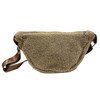 Small Teddy Fur Crossbody Bum Bag Unisex Belt Bag Shoulder