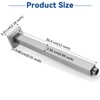 Square 12 Inch Ceiling Mounted Shower Arm With Flange, Straight