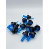 Blue Screen Liquor Bottle Pourers: 12-Pack | Durable, Easy Pour