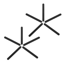 Healeved 10pcs Professional Plastic Polishing Rod Sanding Sticks Double-sided Sandpaper Grits Sanding Blocks Tool