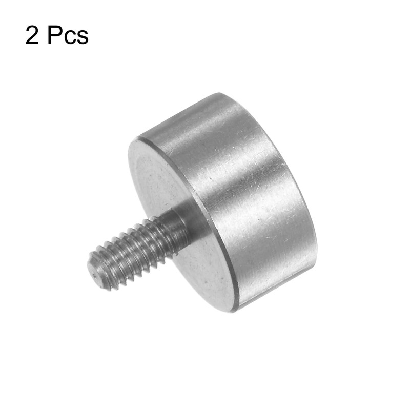 sourcing map 2pcs Flat Contact Points 10mm Dia 5mm Length