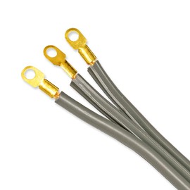 Eastman 3-Prong Electric Range Cord, 40 Amps, 4 Foot Length, Grey, 61256