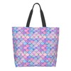 Cafl Mermaid Shoulder Bag Mermaid Fish Scales Tote Bag Large