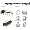 BESy Tri-Fold Foldable Clothes Drying Rack Retractable Hanging Collapsible Dryer