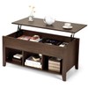 hysache Lift Top Coffee Table, Minimalist Wooden Coffee Table w/Hidden