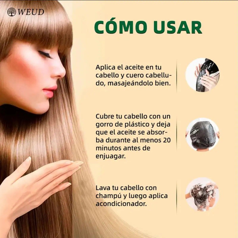 Weud Aceite De Batana De Para El Crecimiento Del Cabello