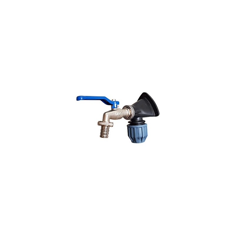 Wall Plate Bracket with Ball Outlet Valve for PE Pipe