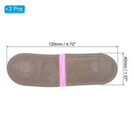 PATIKIL LED Flashlight, 2 Pack Night Shift Hands Free Clip-on Flashlights Night Safety Running Light for Running, Walking, Sports, Outdoor Emergency, Pink